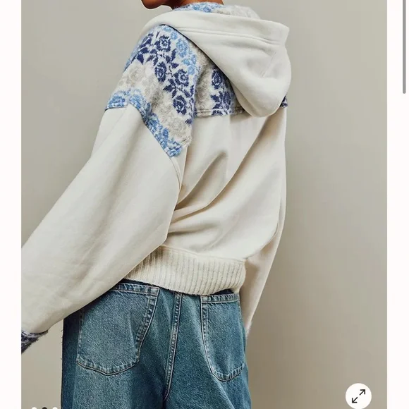 Free People Rockwell Sweatshirt In Neutral